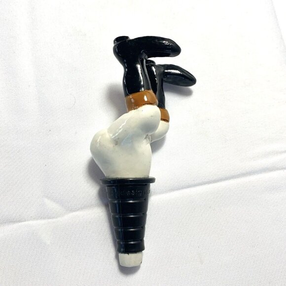 JOCKEY BOTTOM'S UP Wine/Oil Bottle Stopper LAURESTON DESIGNS Funny - Picture 4 of 7